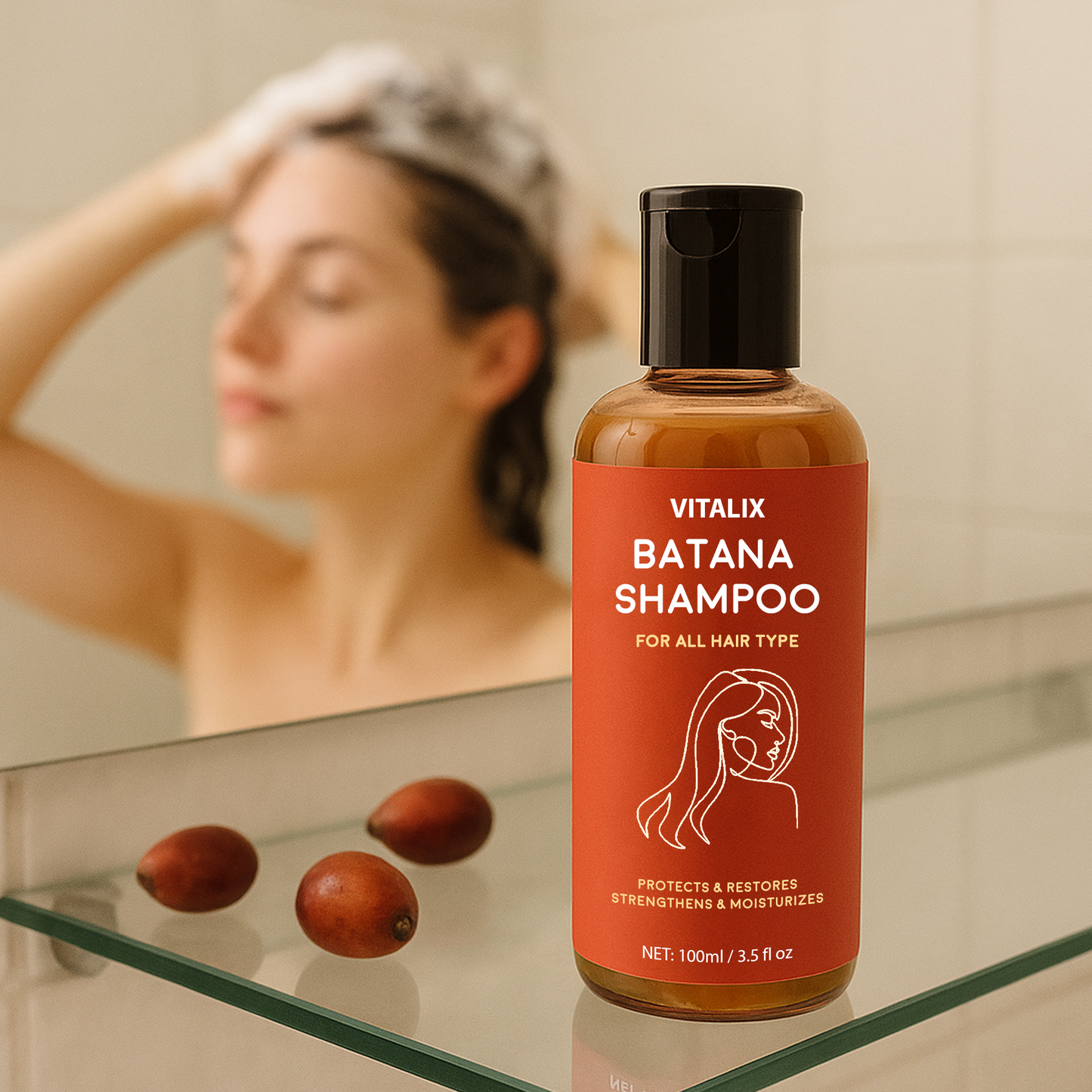 Vitalix™ Batana Natural Hair Growth Shampoo